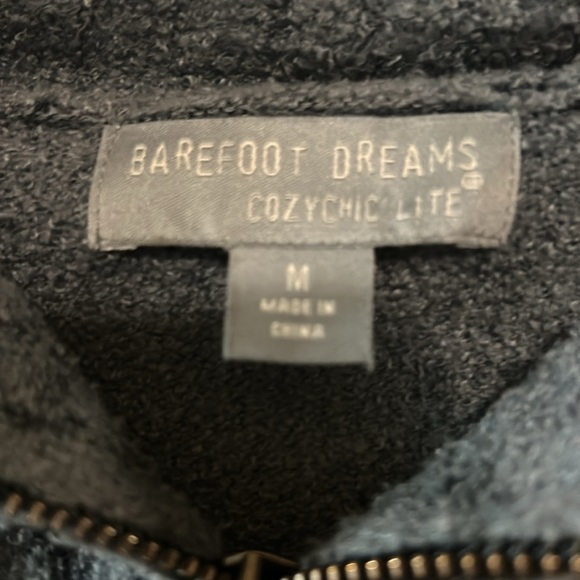 Barefoot Dreams CozyChic Lite Half Zip Tunic SZ Med - Picture 5 of 11